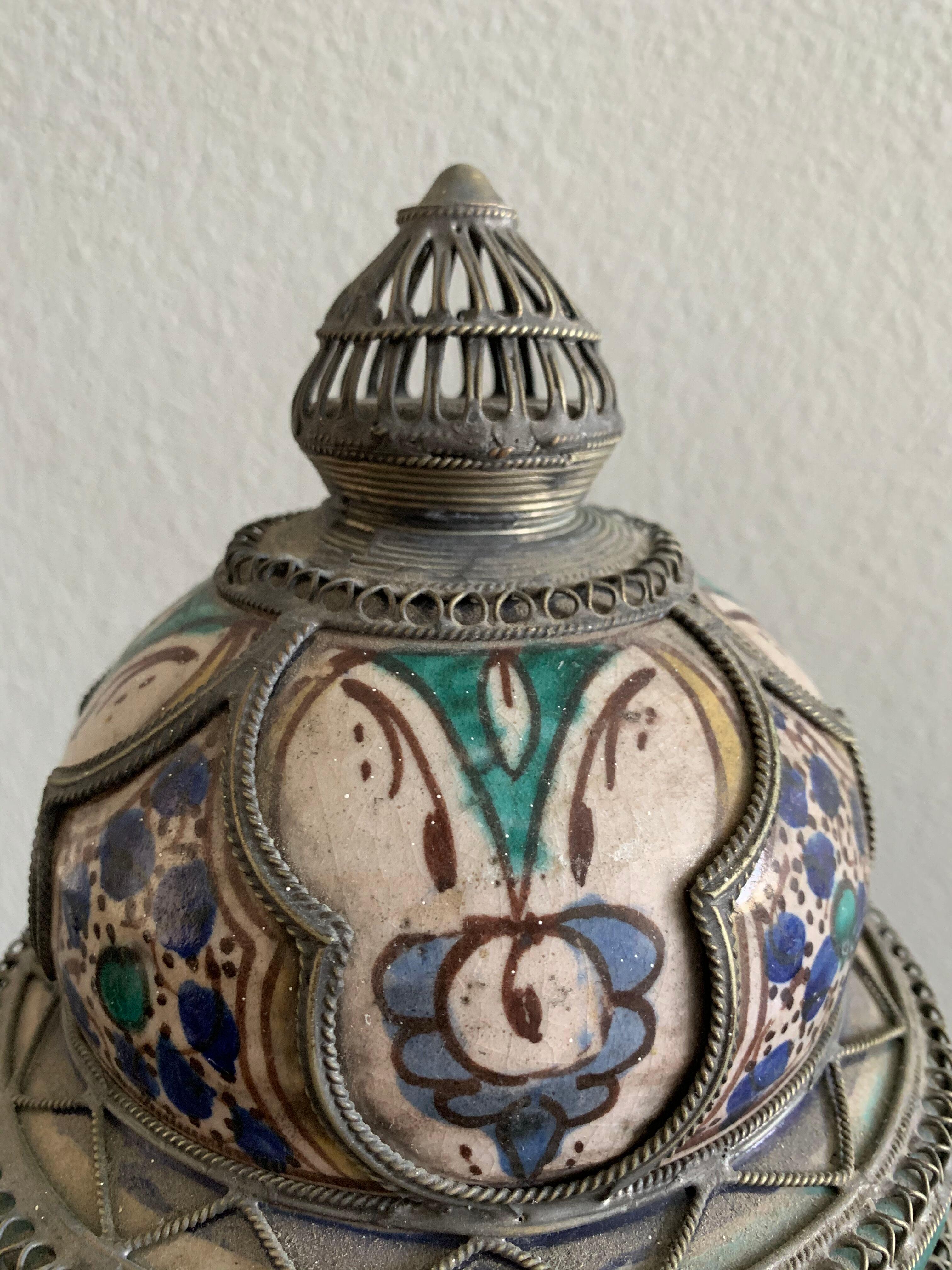 antique moroccan vase