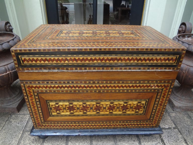 Antique Moroccan Coffer, Trunk or Box For Sale 4