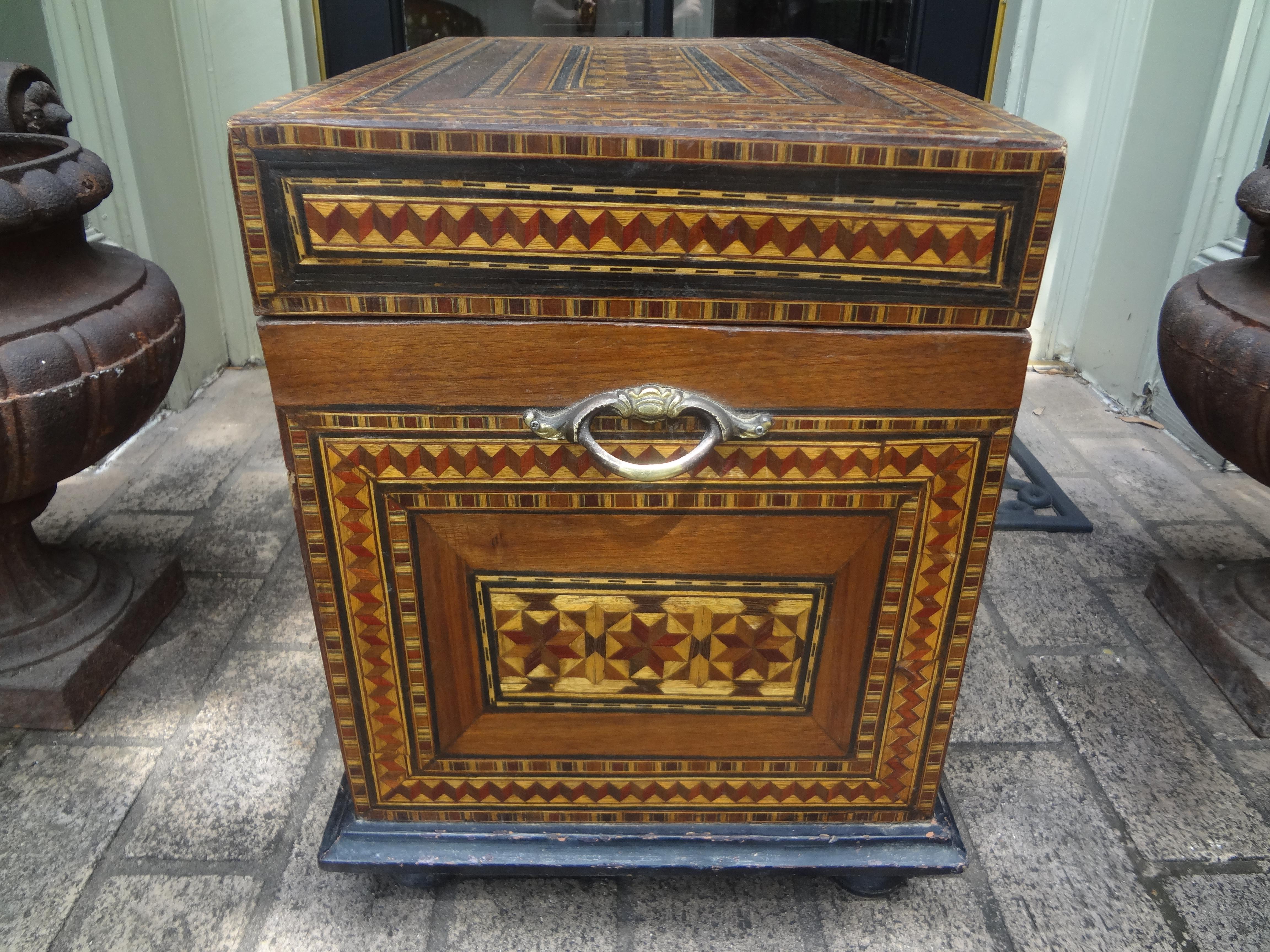 Antique Moroccan Coffer, Trunk or Box For Sale 3