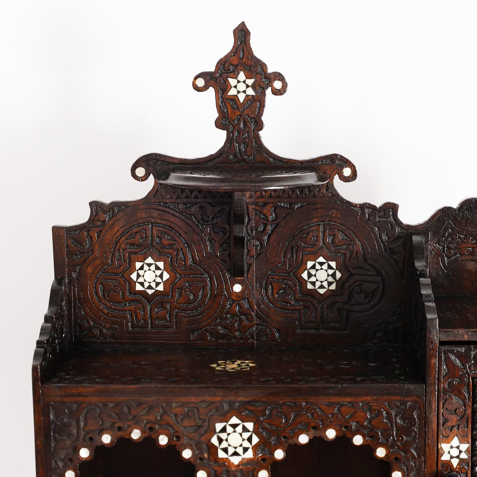 Moorish Antique Moroccan Desk or Escritoire For Sale