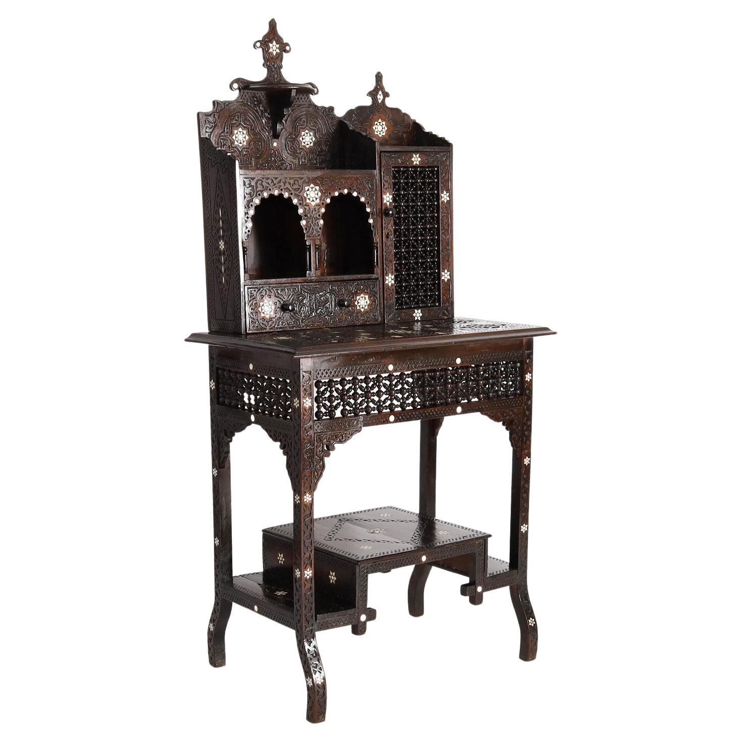 Antique Moroccan Desk or Escritoire For Sale