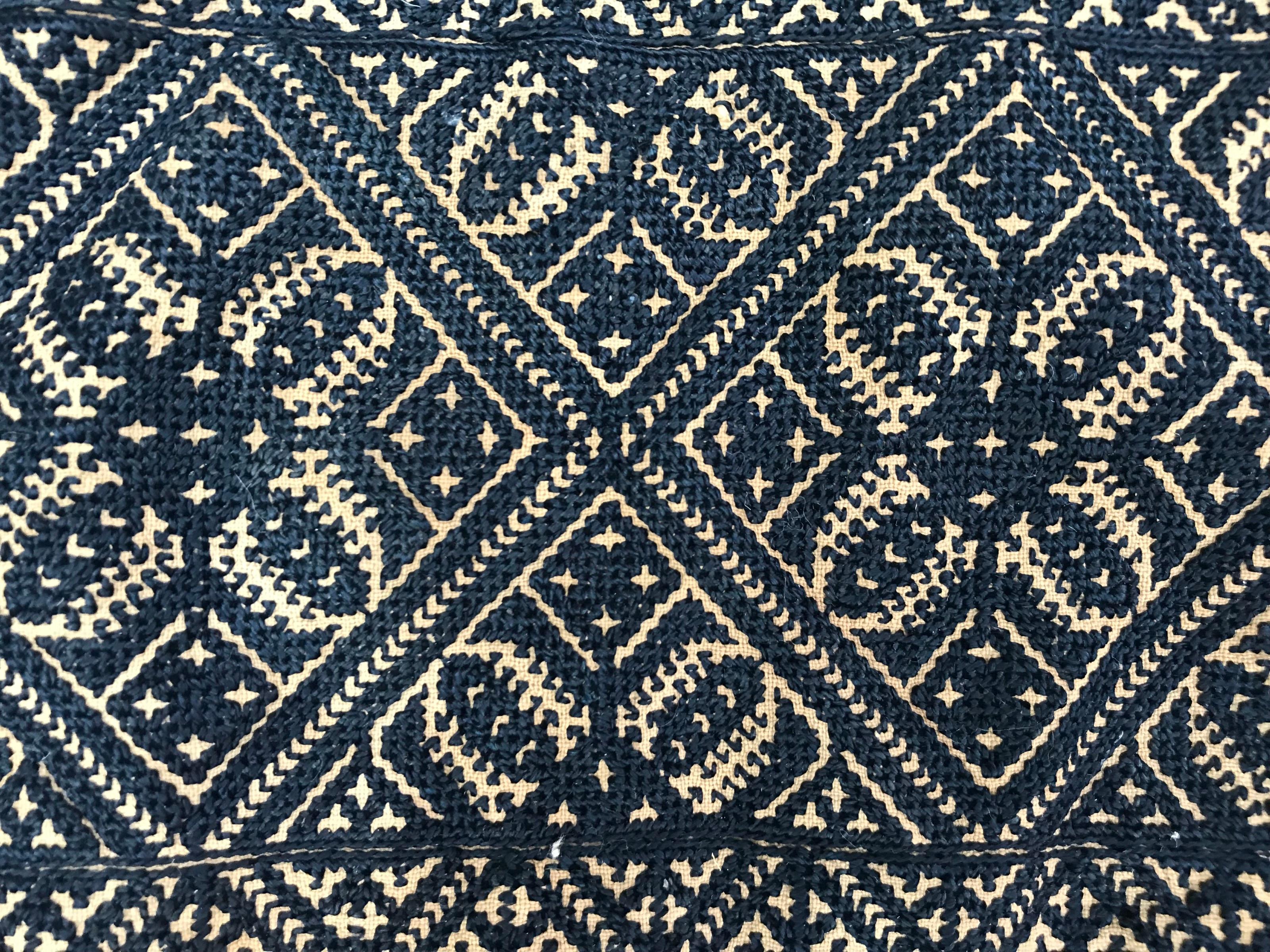 Antique Moroccan Fez Embroidery In Fair Condition In Saint Ouen, FR