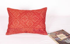 Antique Moroccan Fez Embroidery Pillow Case, Early 20th Century