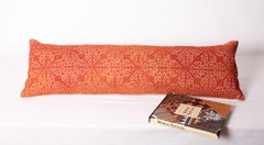 Antique Moroccan Fez Embroidery Pillow Case, Early 20th Century