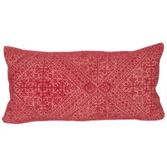 Antique Moroccan Fez Embroidery Pillow Case, Early 20th Century