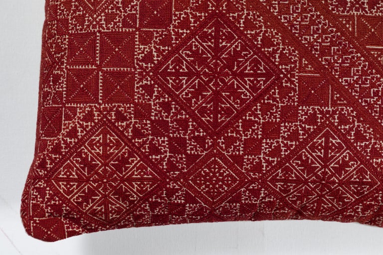 Image showcasing Antique Moroccan Fez Embroidery Pillow For Sale at 1stDibs