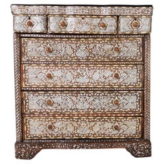 Antique Moroccan Inlaid Chest of Drawers
