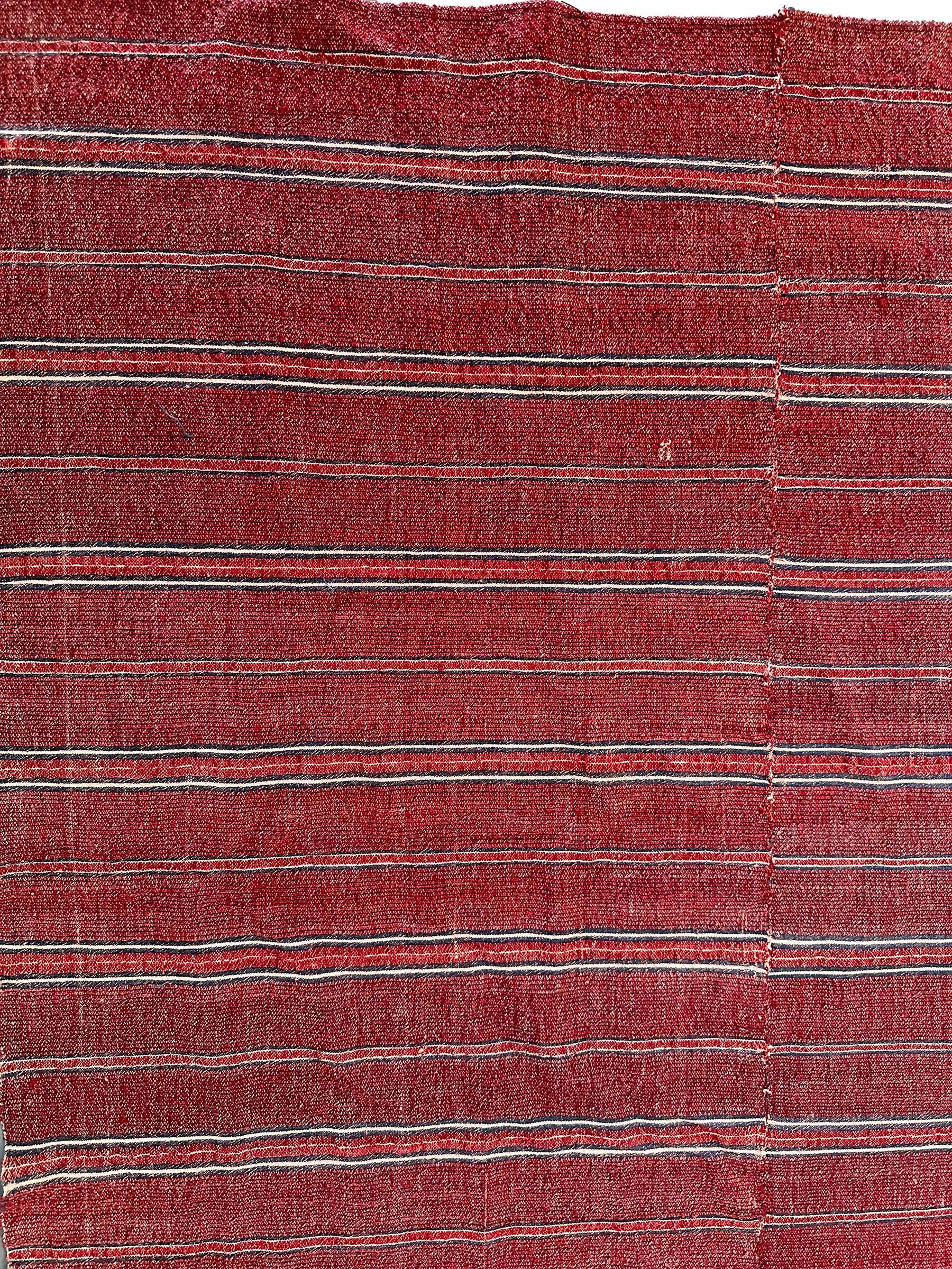 Wool Antique Moroccan Kelim Kilim Rug Tapestry Handmade 6x8 178cm x 226cm For Sale