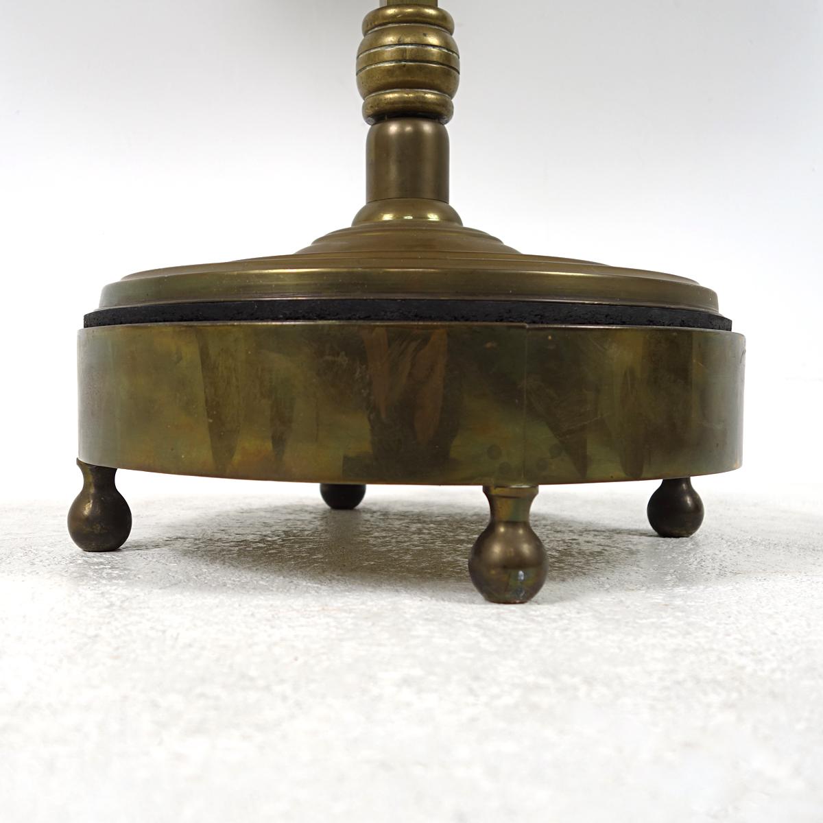 Antique Moroccan Occasional Table with Hammered and Engraved Copper Top 3