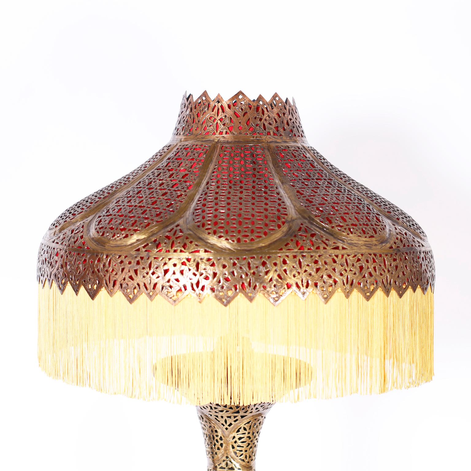 antique moroccan floor lamp