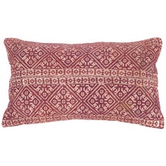 Antique Moroccan Pillow Case Fashioned from a Fez Embroidery, Early 20th Century
