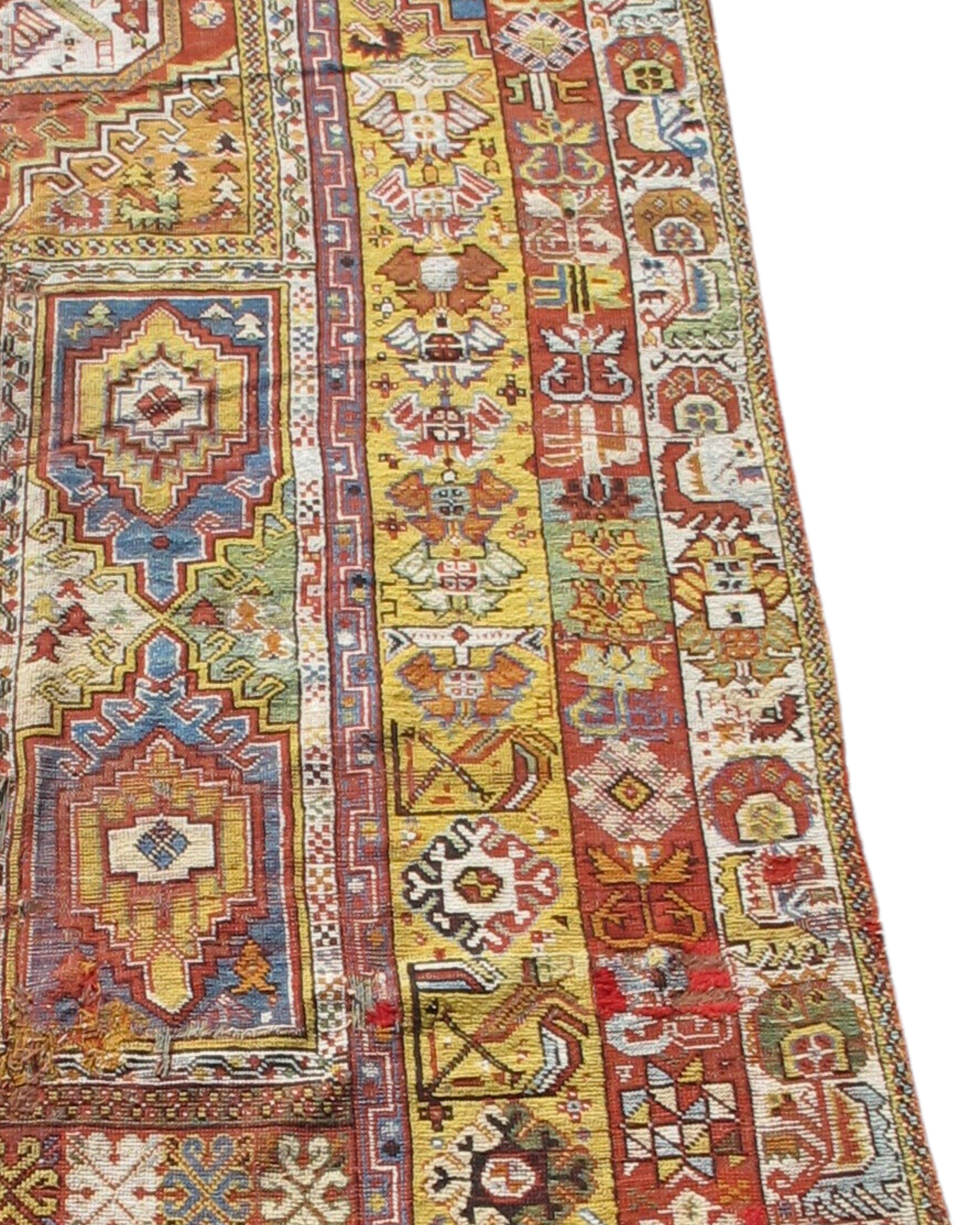Antique Moroccan Rabat Long Rug, 19th Century

Moroccan carpet weaving has a long but ambiguous history. In comparison to examples from the 20th century, few 19th-Century or earlier Moroccan pieces survive. Rabat seems to have been a major center