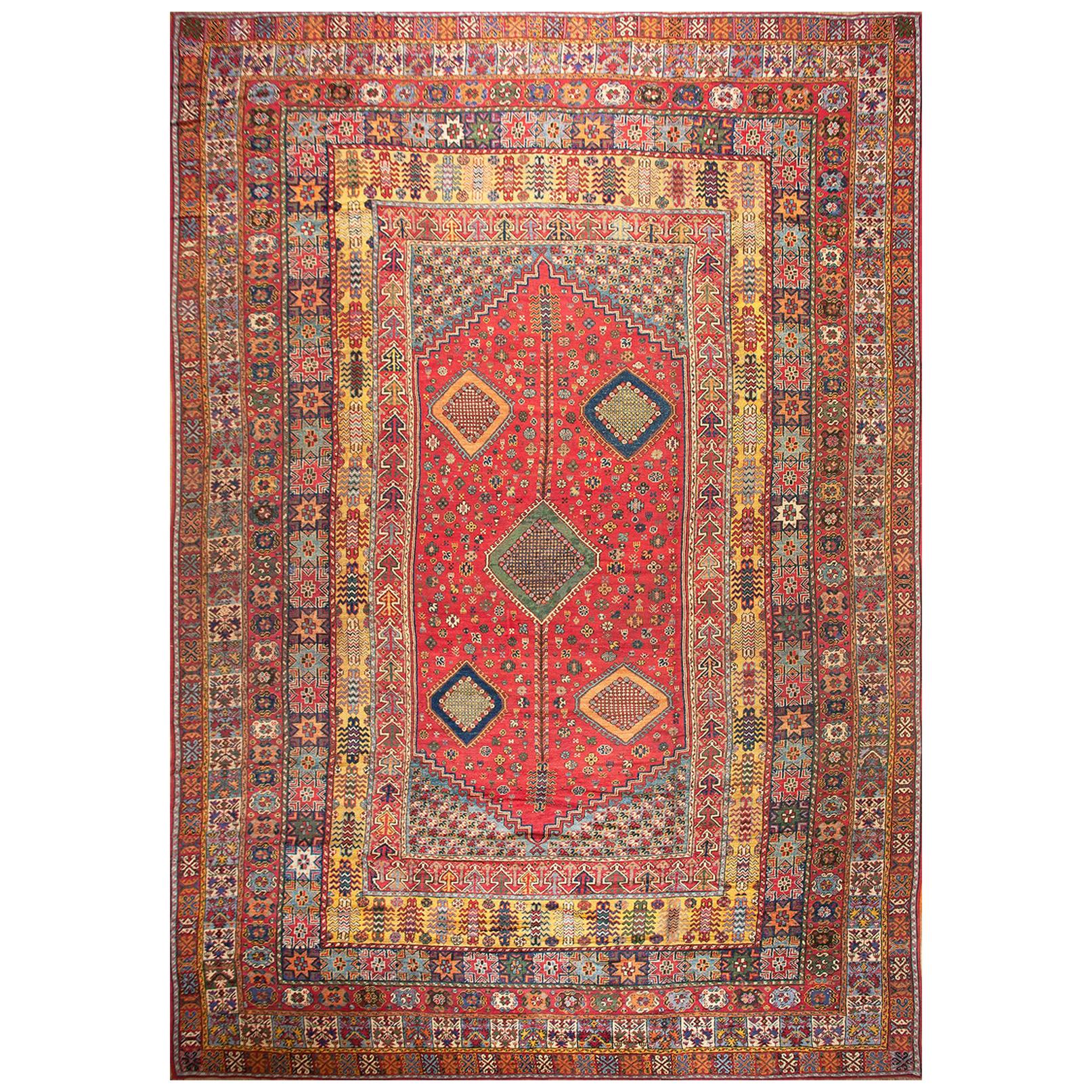 Marokkanischer Rabat-Teppich des späten 19. Jahrhunderts ( 14''10 x 20''8 - 452 x 630)  im Angebot