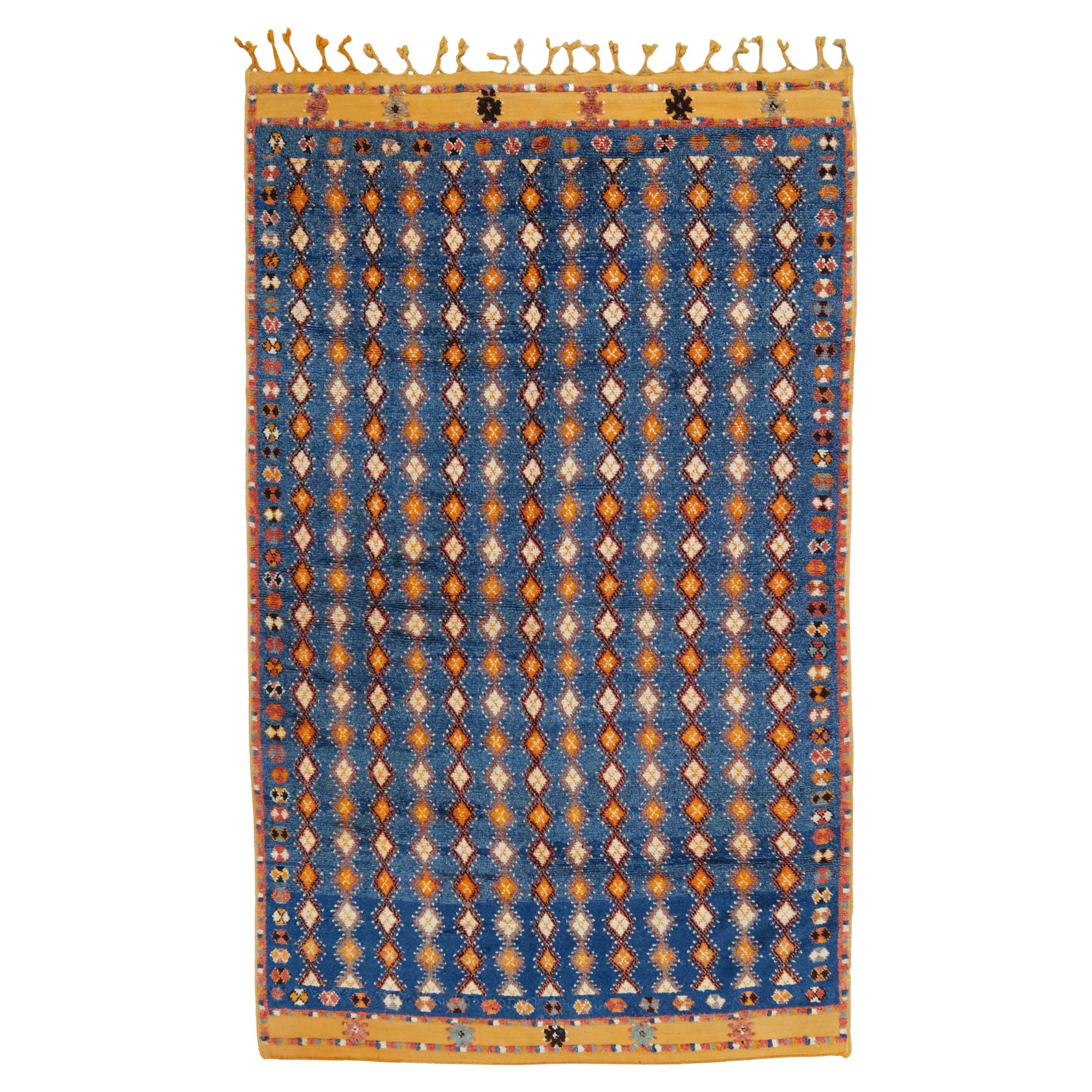 Antique Moroccan Rug - 19th Century Antique Morocco Rug, Large Moroccan Rug