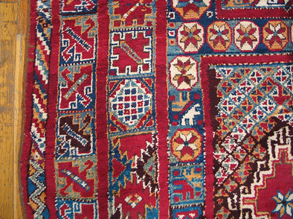 Hand-Knotted Antique Moroccan Rug For Sale