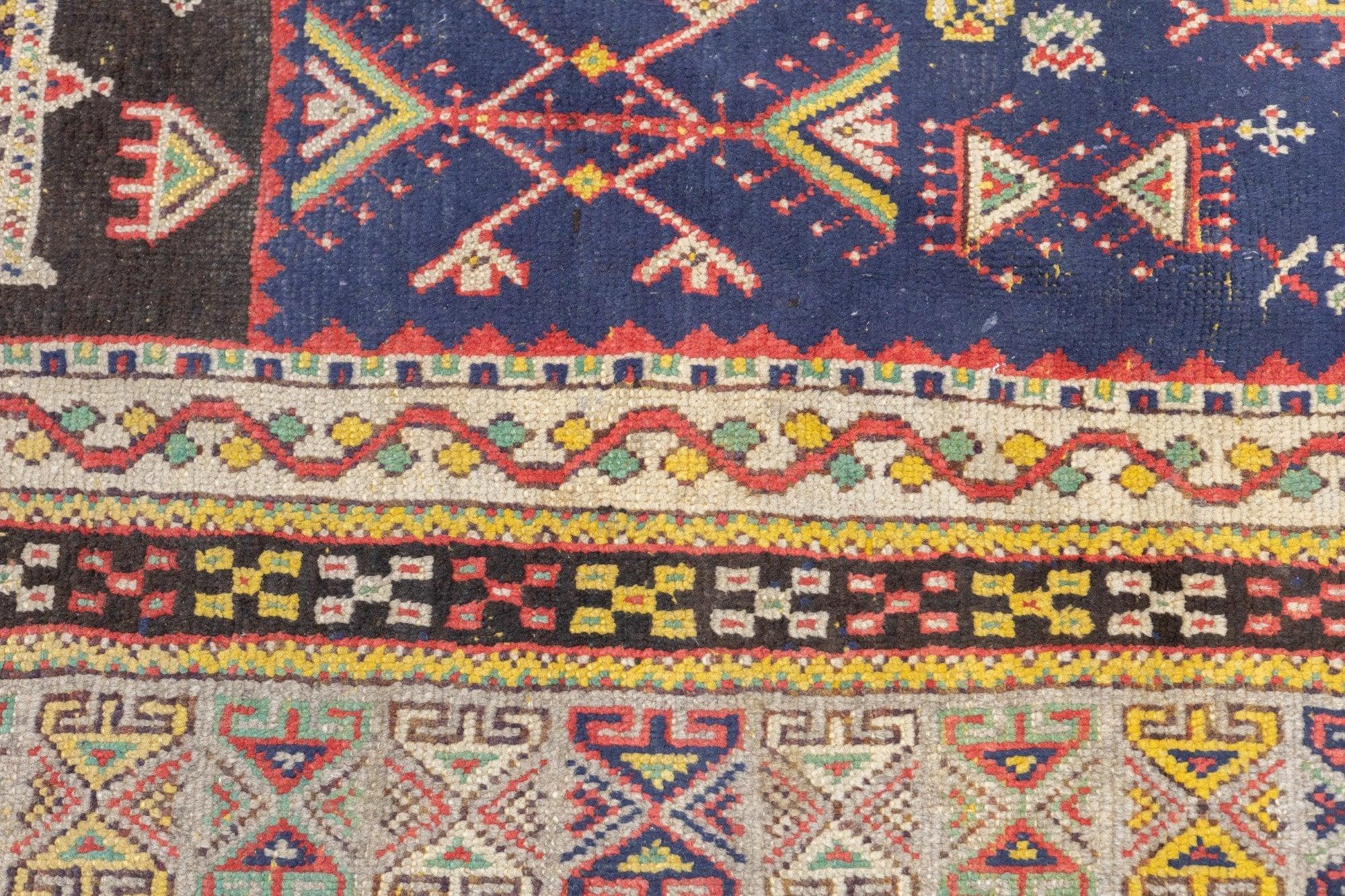 Antique Moroccan Rug 6'9'' x 9'8'' For Sale 4