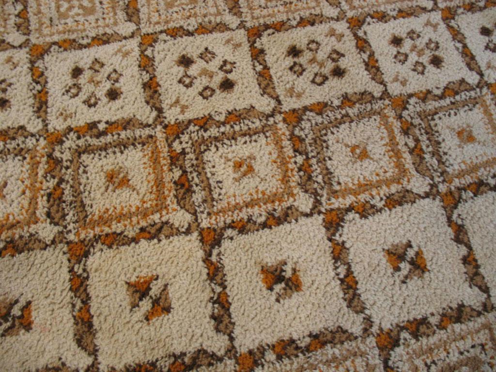 Vintage 1970s Moroccan Rabat Carpet ( 9' x 11'10