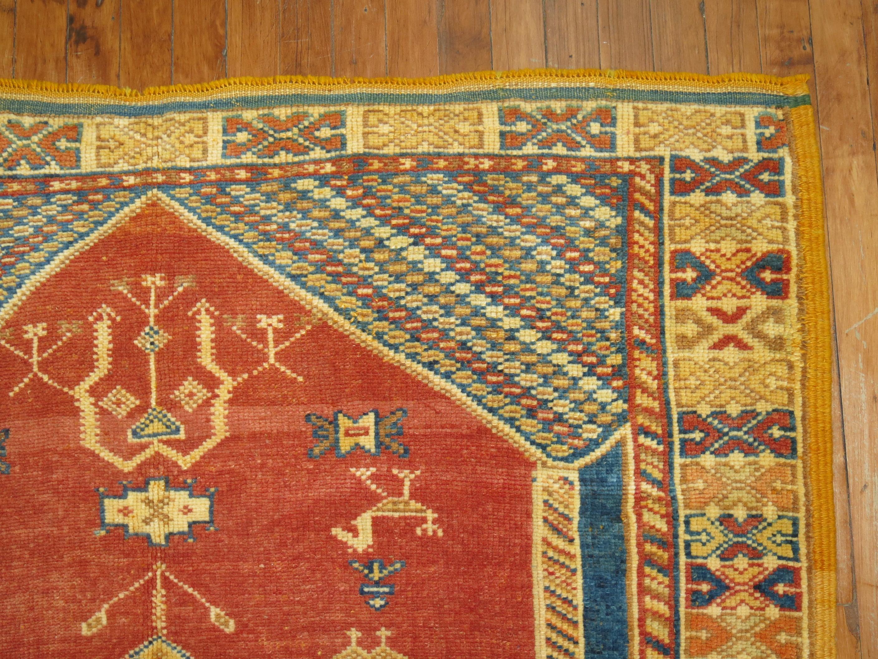 20th Century Antique Moroccan Rug