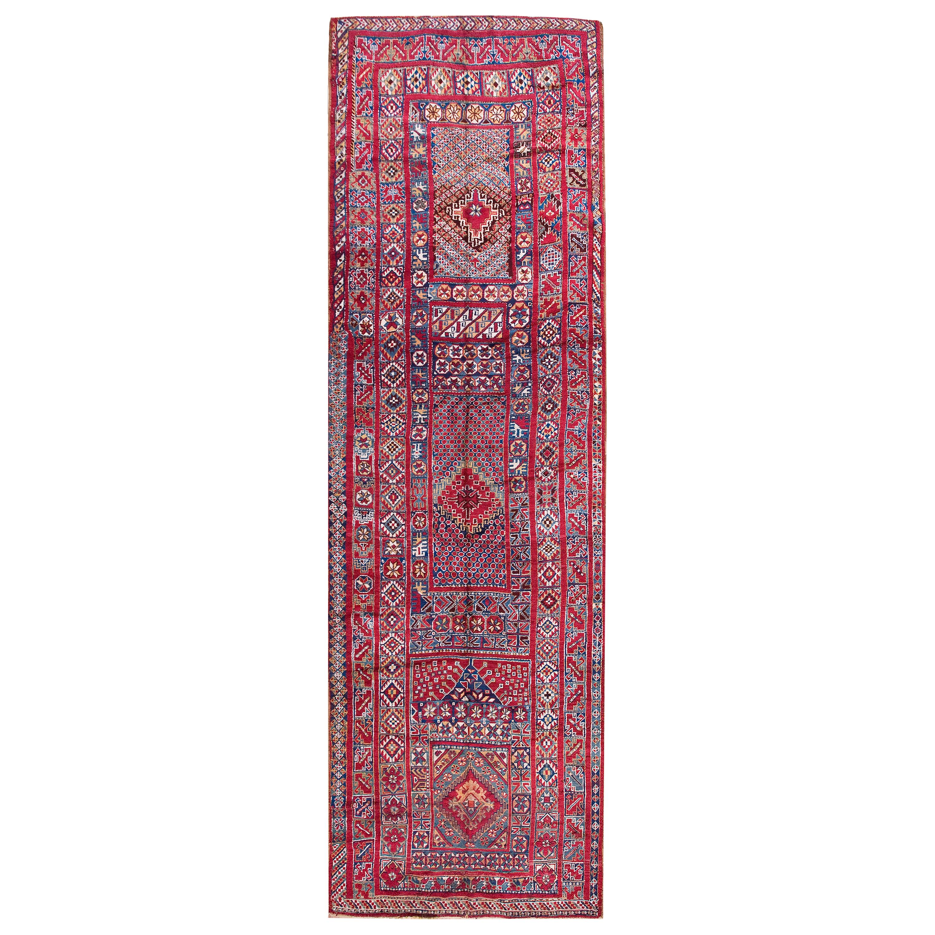 Antiker marokkanischer Teppich im Angebot
