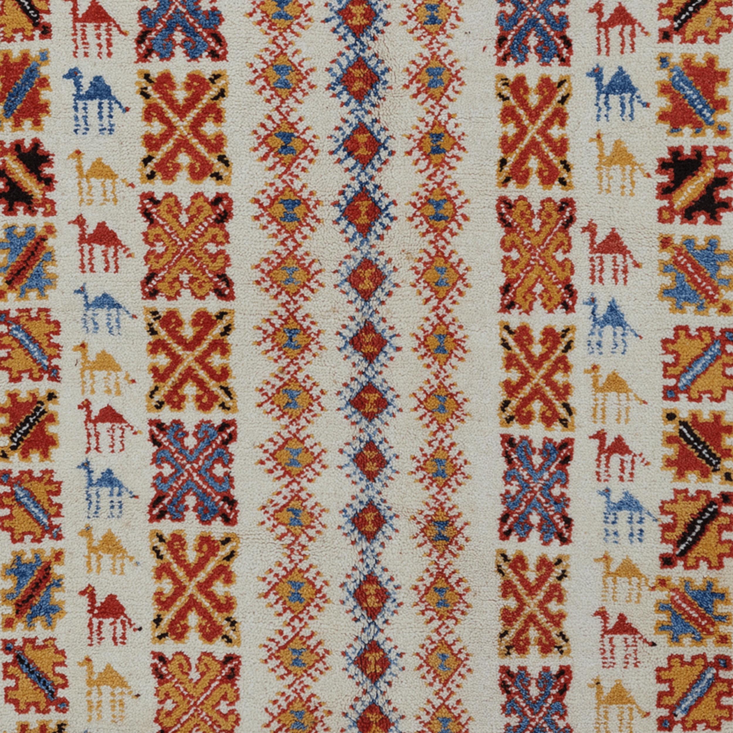 Marocchino Tappeto marocchino antico - fine del XIX secolo in vendita