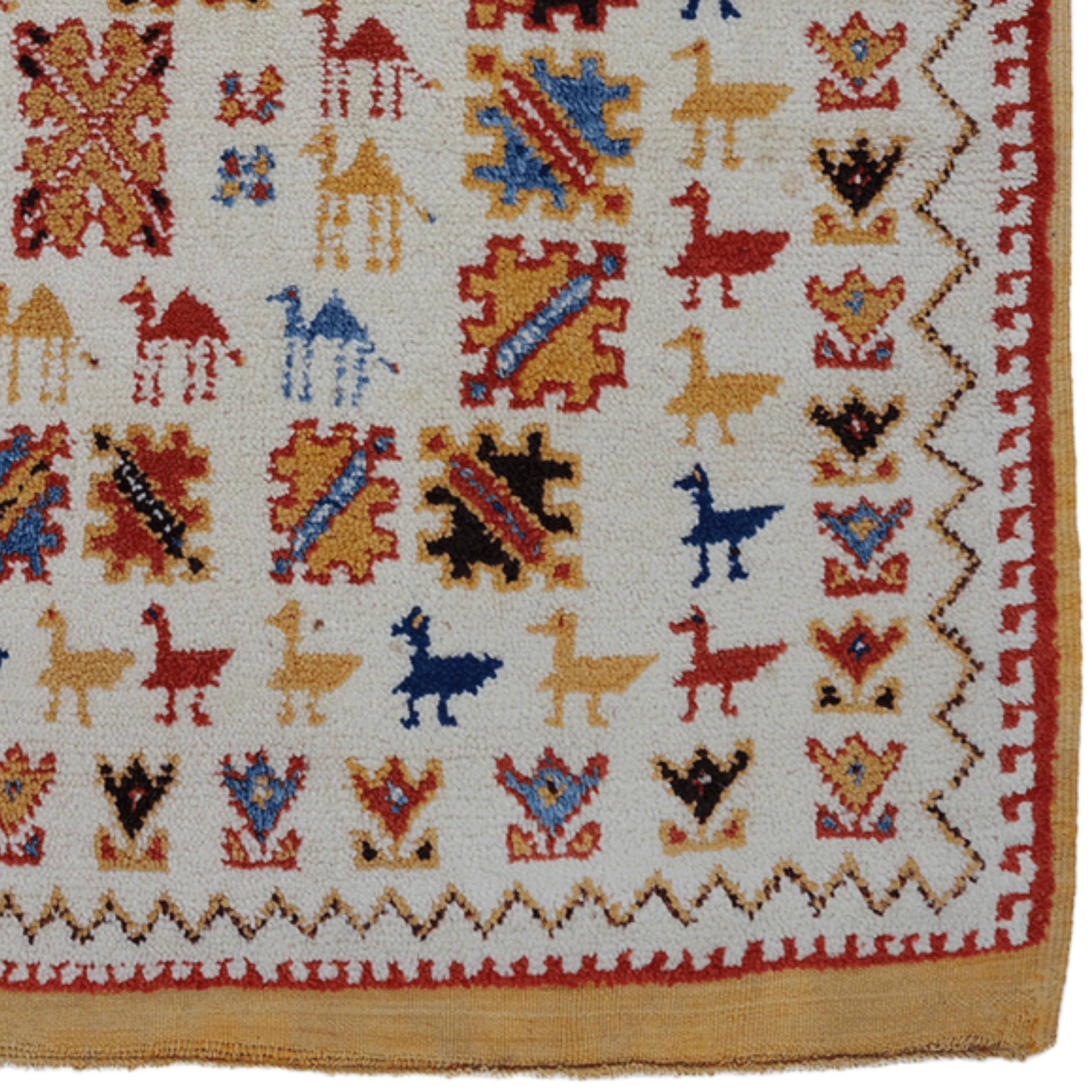 Tappeto marocchino antico - fine del XIX secolo In condizioni buone in vendita a Sultanahmet, 34