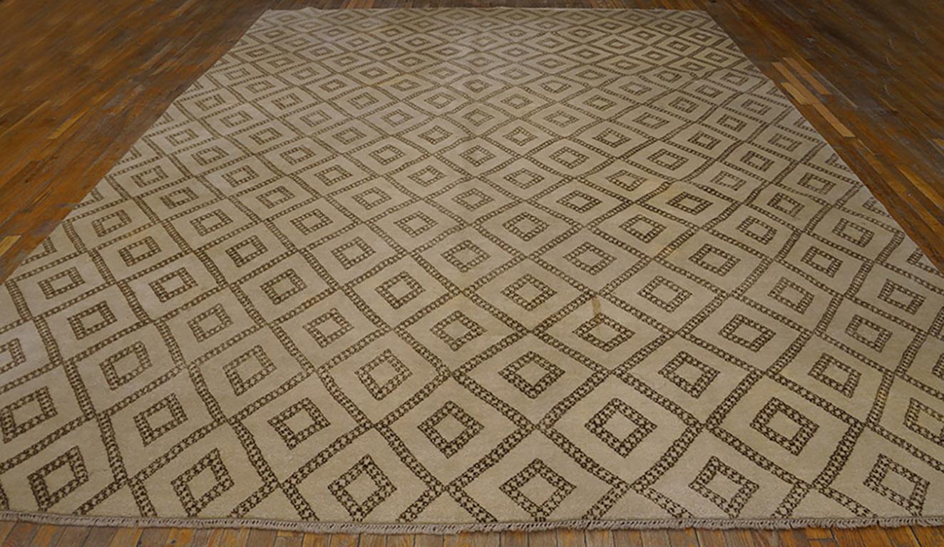 Hand-Knotted Antique Moroccan Rug