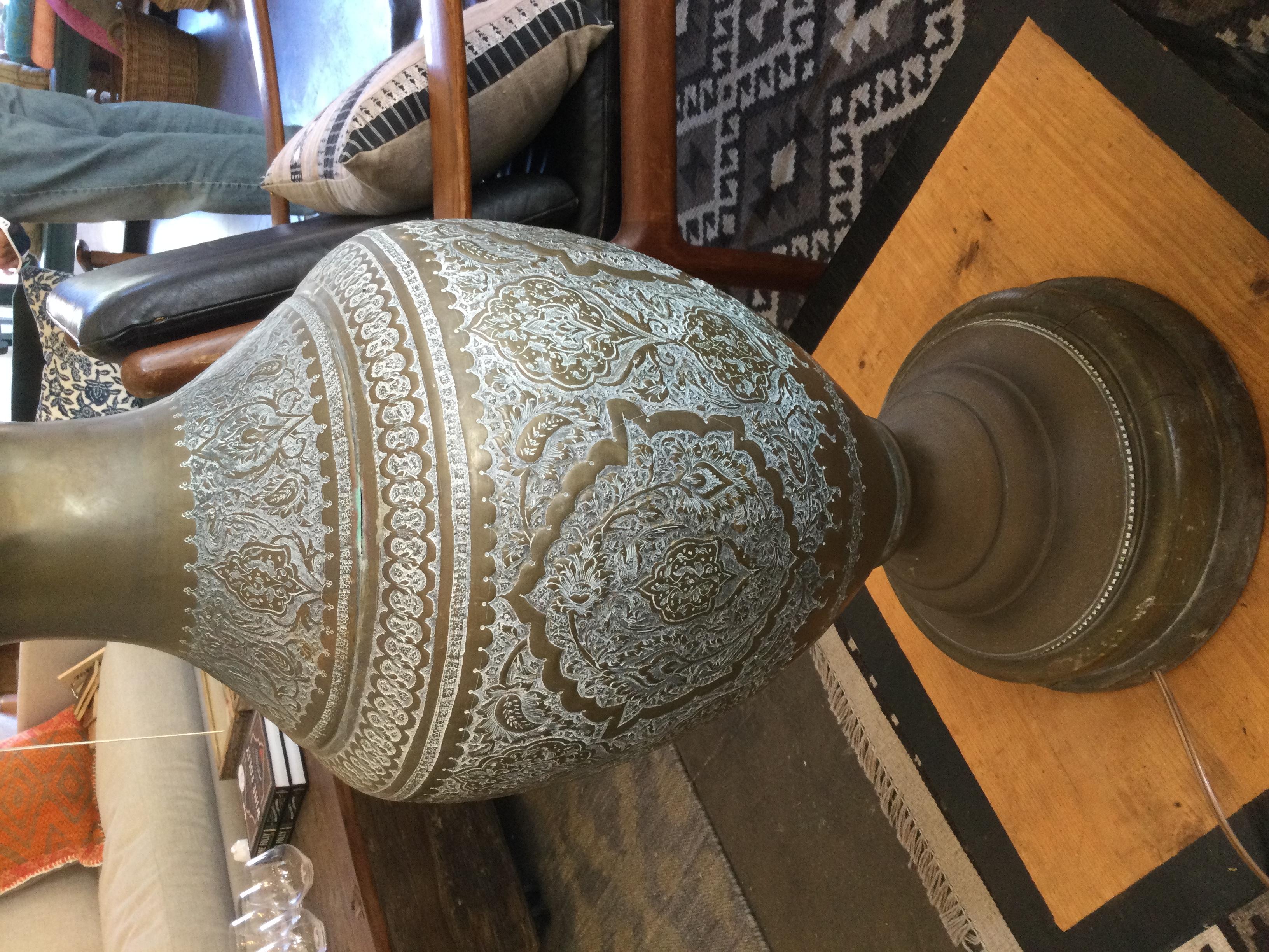 Antique Moroccan Table Lamps In Good Condition In Los Angeles, CA