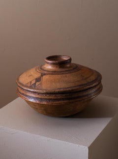 Antico recipiente da cucina in ceramica Tata marocchina - inizio XX secolo Amazigh Terrac