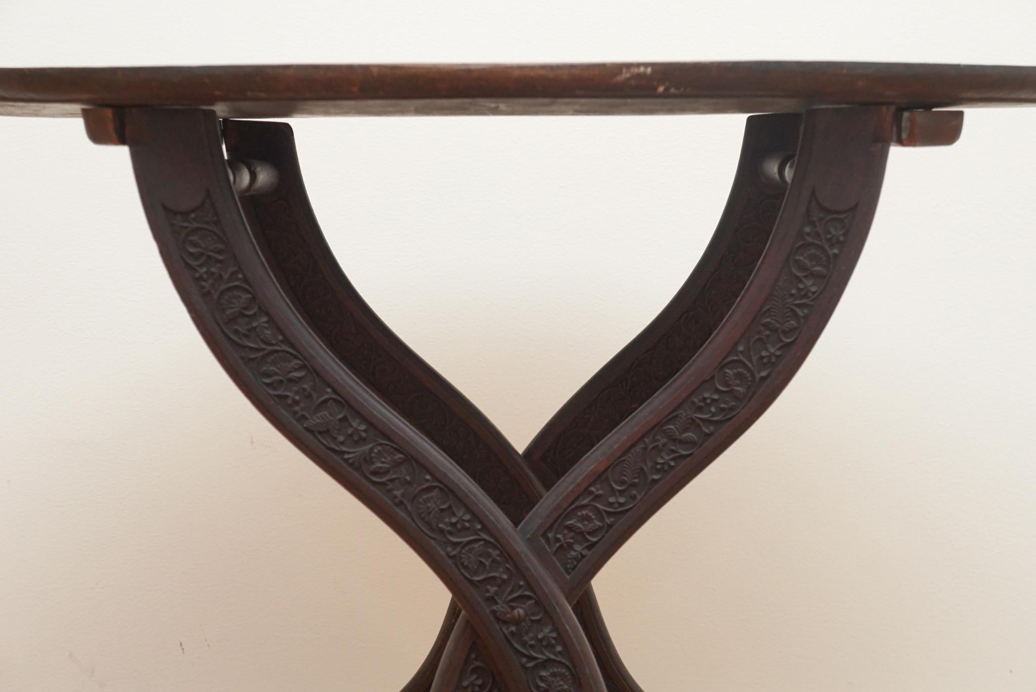 Antique Moroccan Tray Table For Sale 2