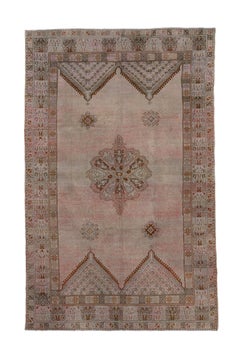 Antique Moroccan with Washed out Red