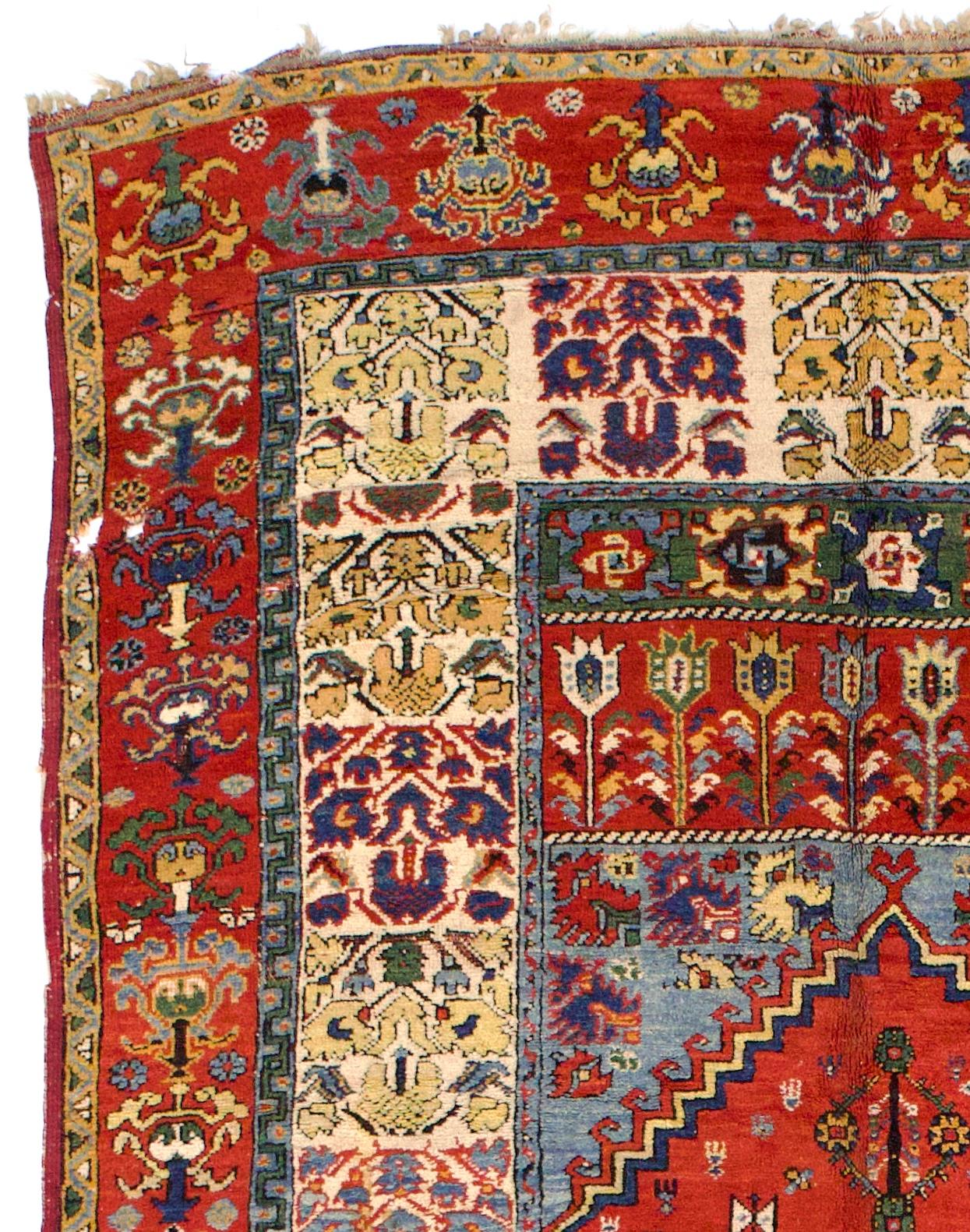 Antique Moroccan Wool Rug 6’4” x 13’1” In Good Condition For Sale In New York, NY