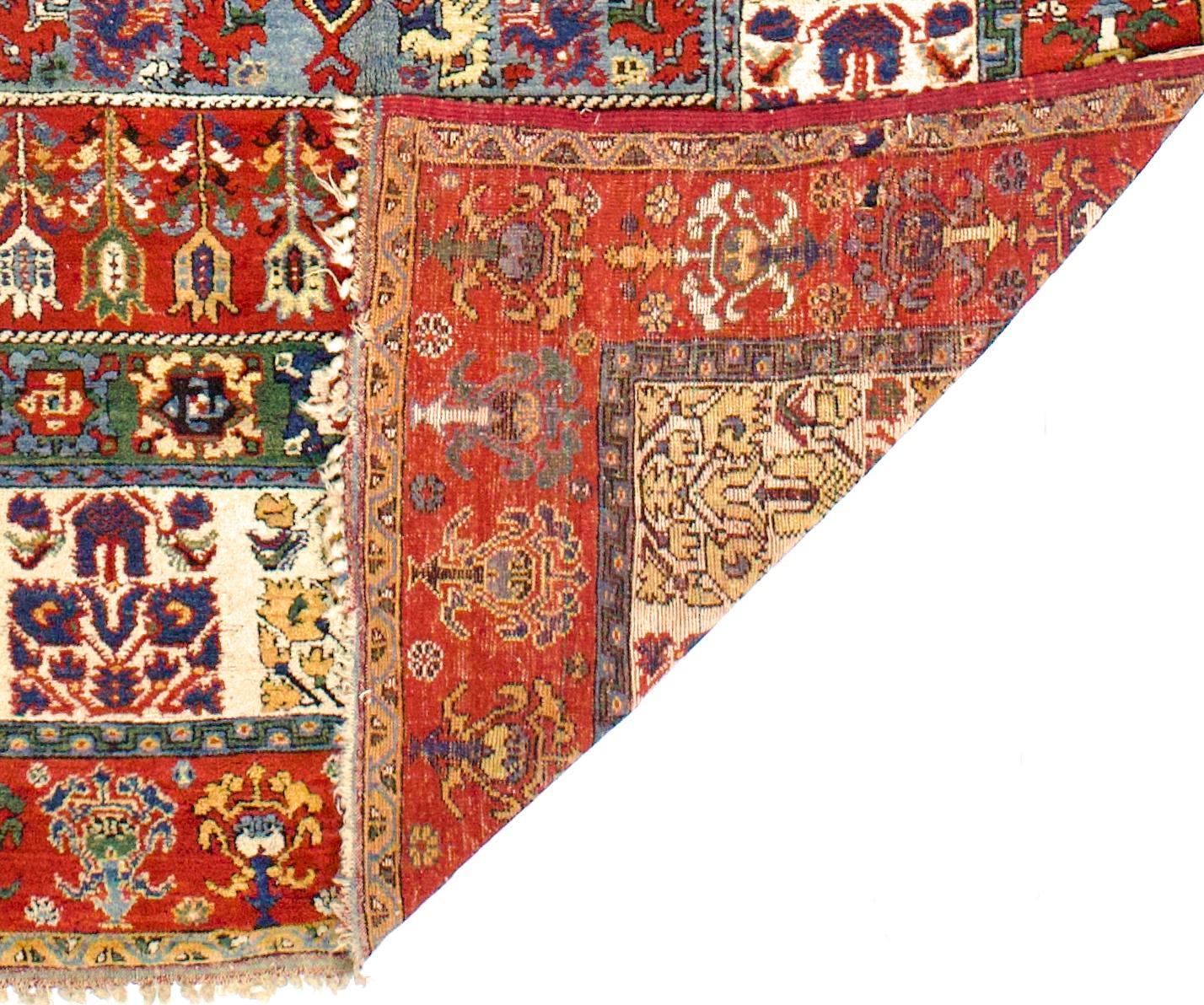 19th Century Antique Moroccan Wool Rug 6’4” x 13’1” For Sale