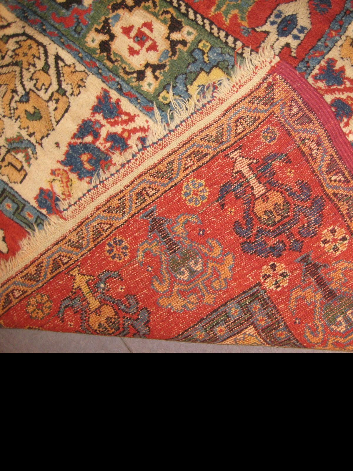 Antique Moroccan Wool Rug 6’4” x 13’1” For Sale 1