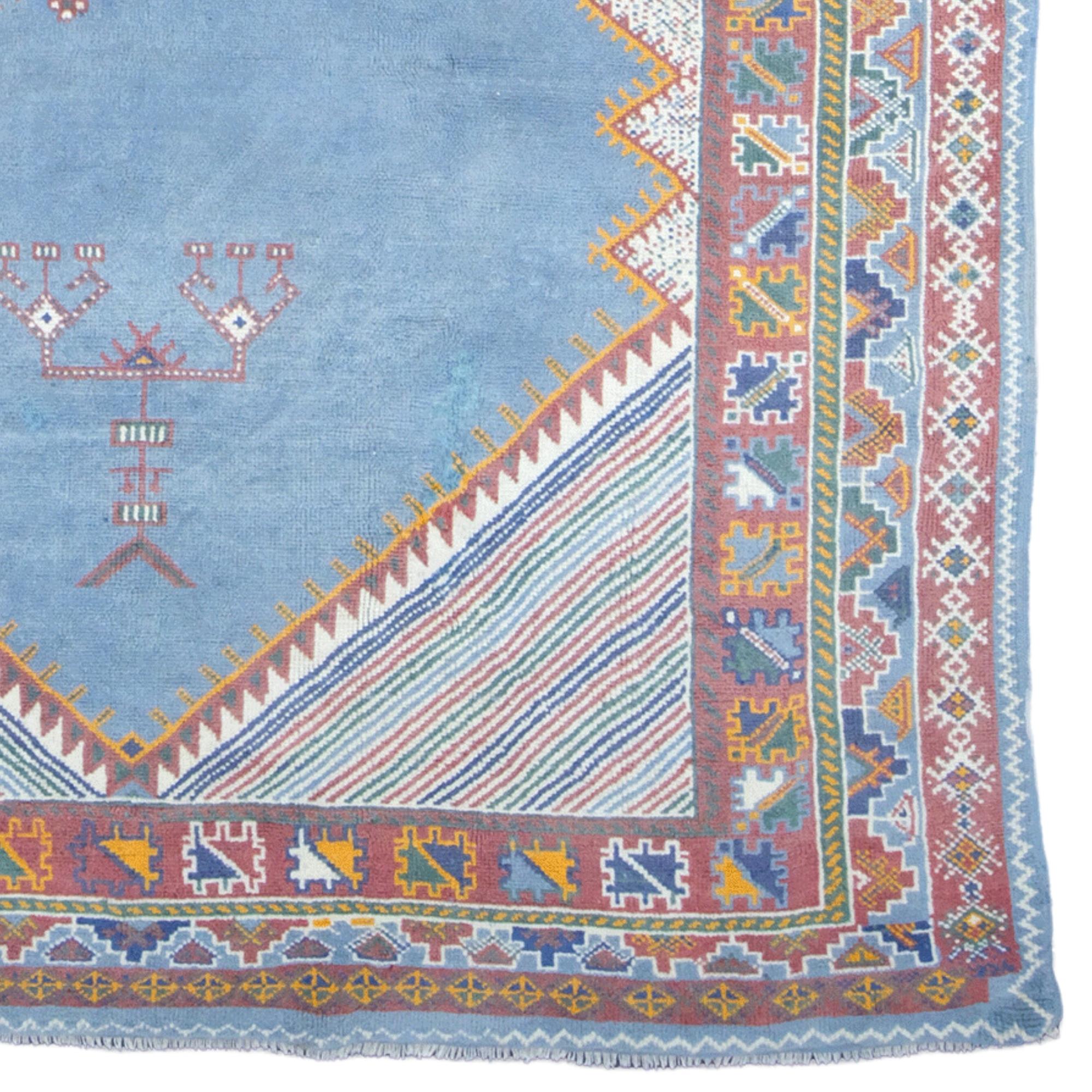 Wool Antique Morocco Rug - 19th Century Antique Moroccon Carpet For Sale