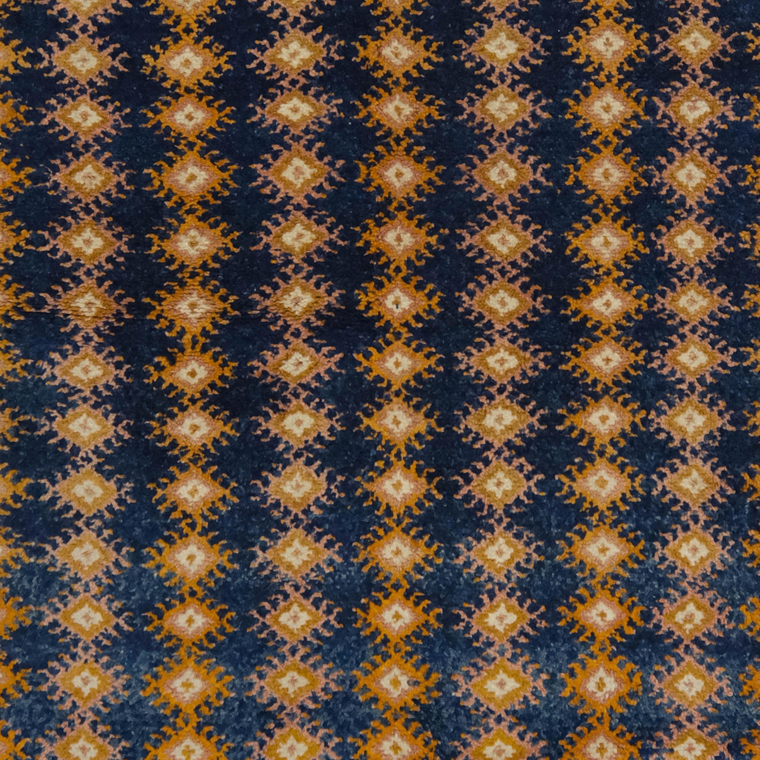 Marocain Tapis ancien du Maroc - Tapis ancien du Maroc en laine du 19ème siècle en vente