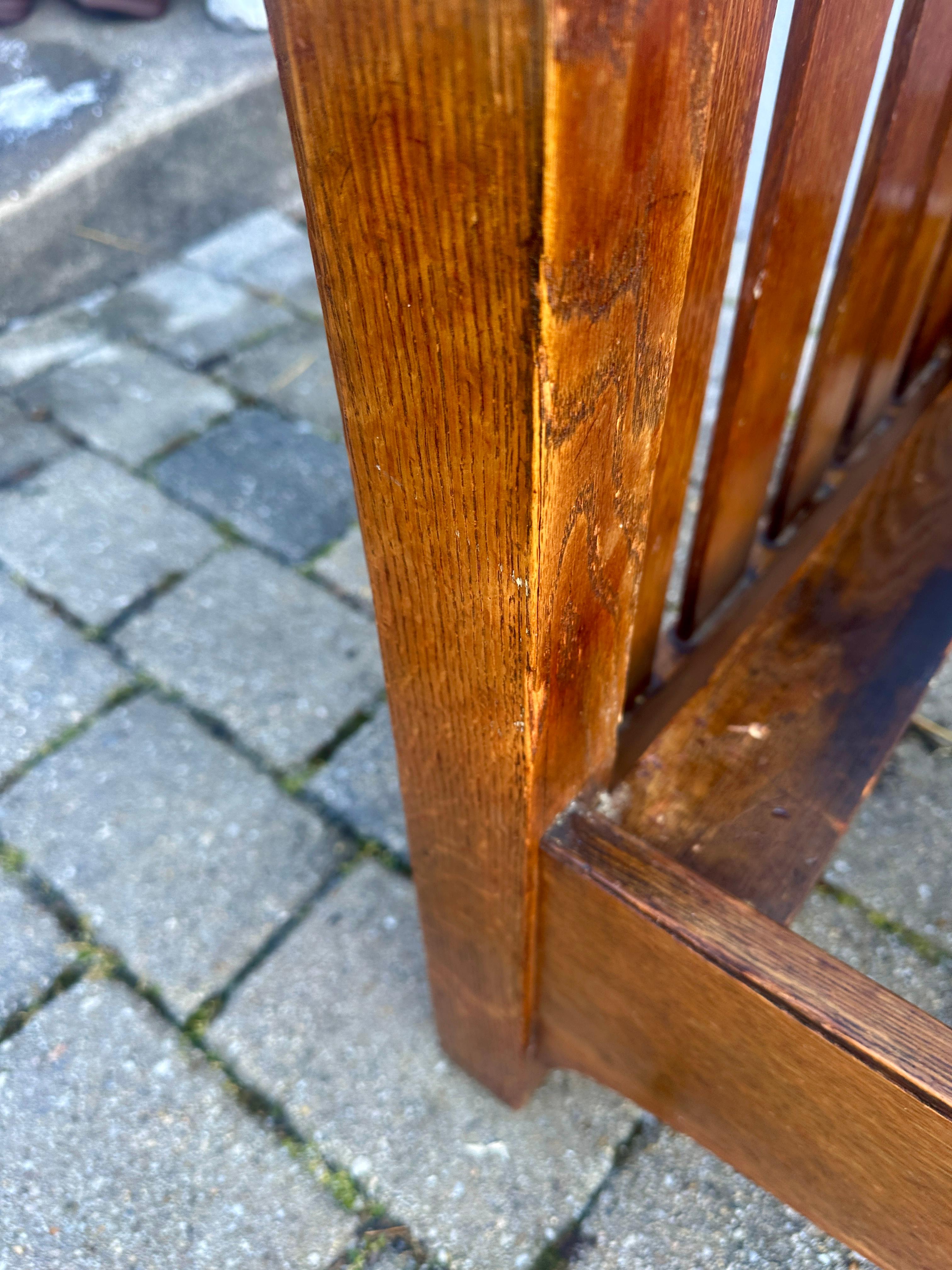 Leather Antique Morris Chair  from the early 1900s by 