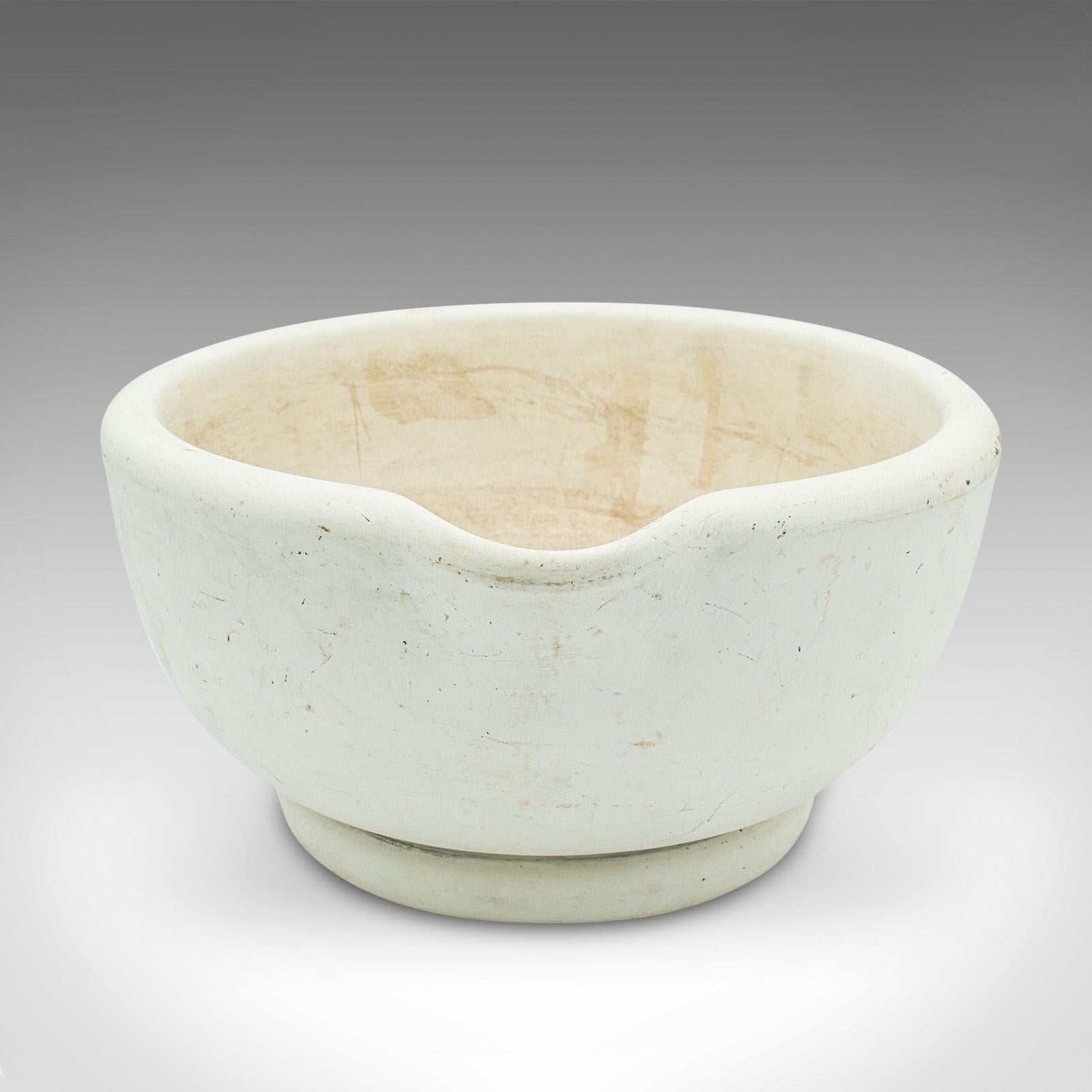 Britannico Duo di mortaio e pestello antico, inglese, ceramica, cucina, speziale, vittoriano in vendita