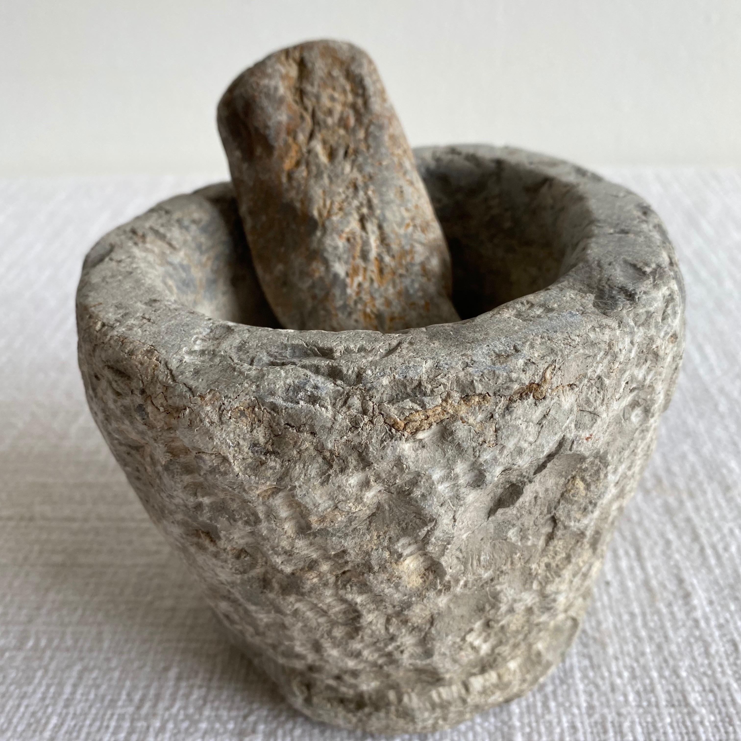 vintage mortar and pestle