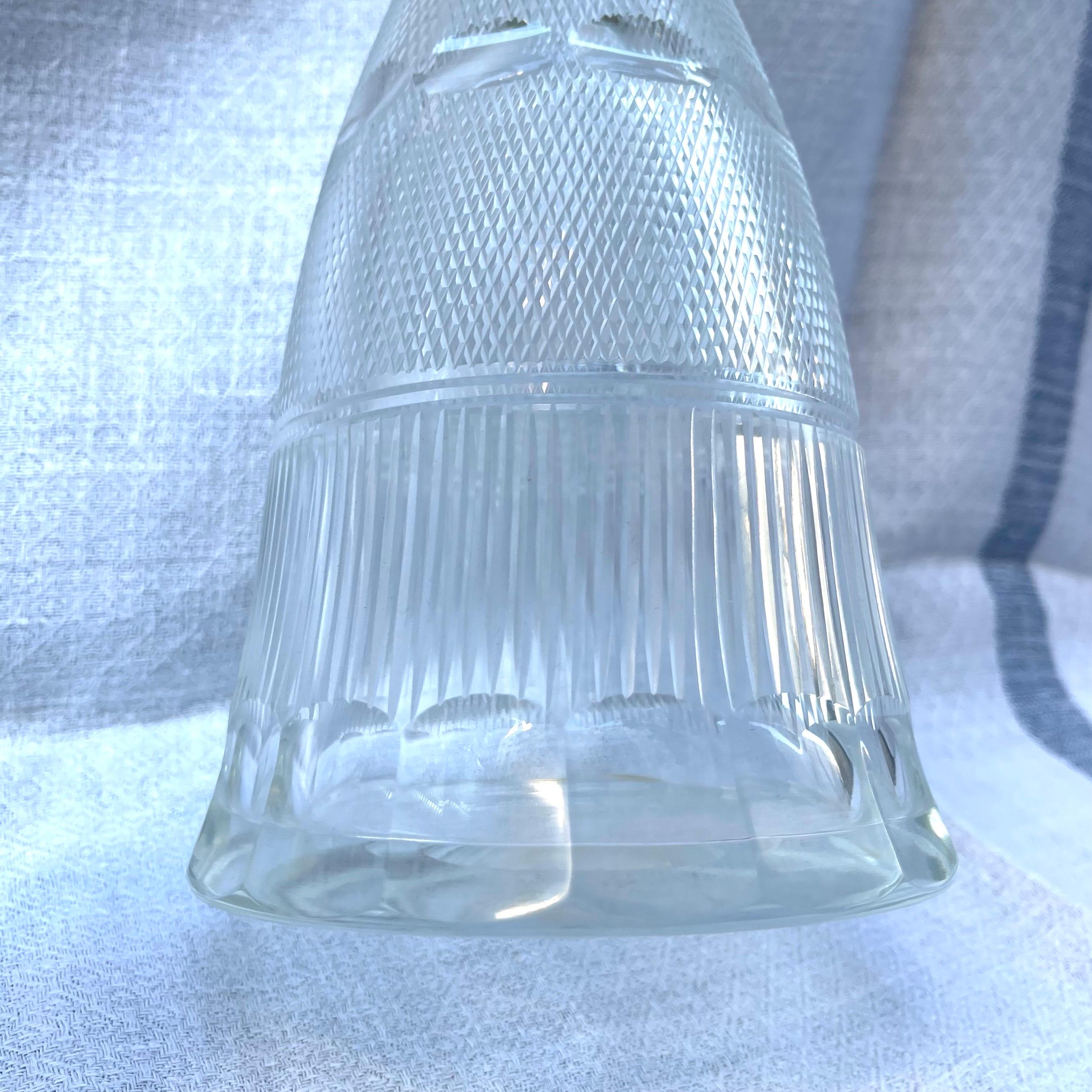 Decanter e brocca d'acqua antichi di Moser in vendita 3