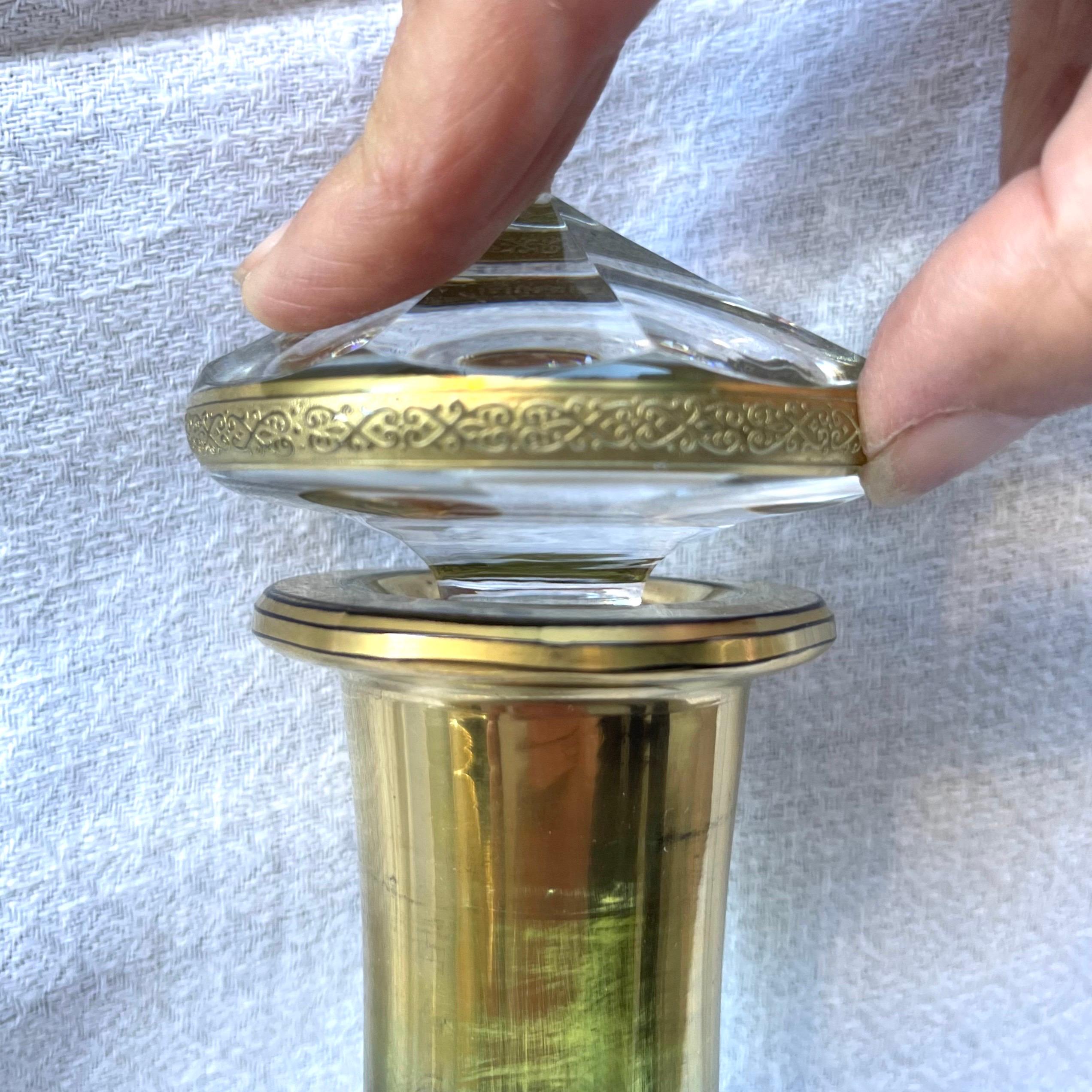 Decanter e brocca d'acqua antichi di Moser in vendita 1