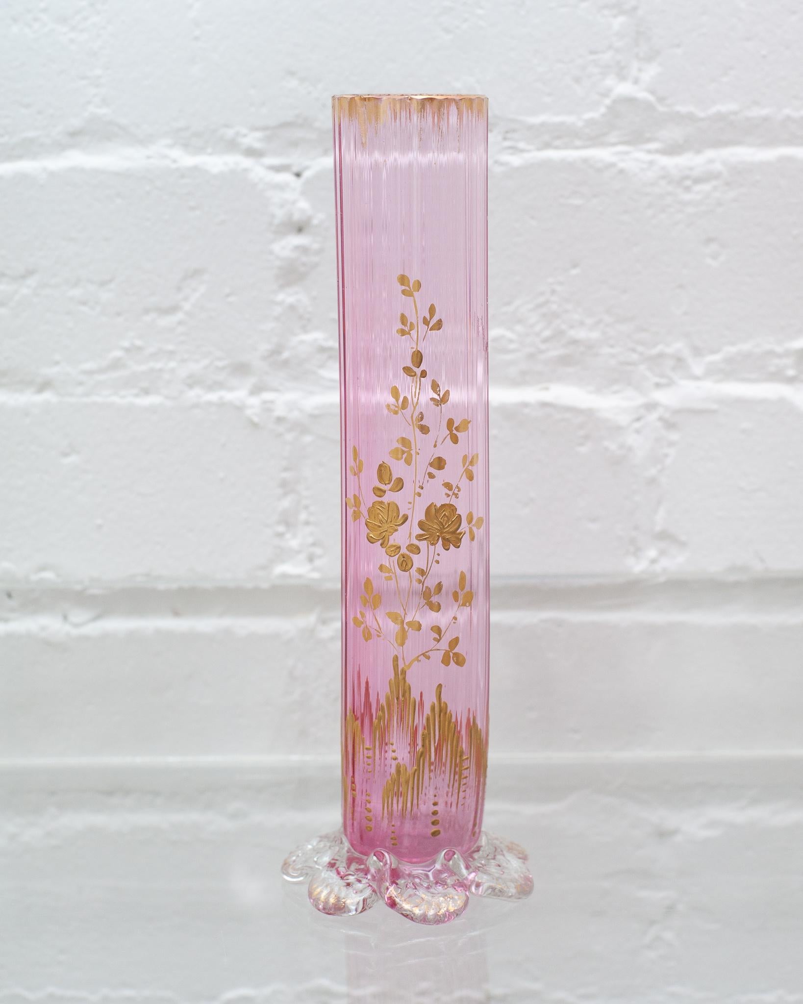 straight glass vase