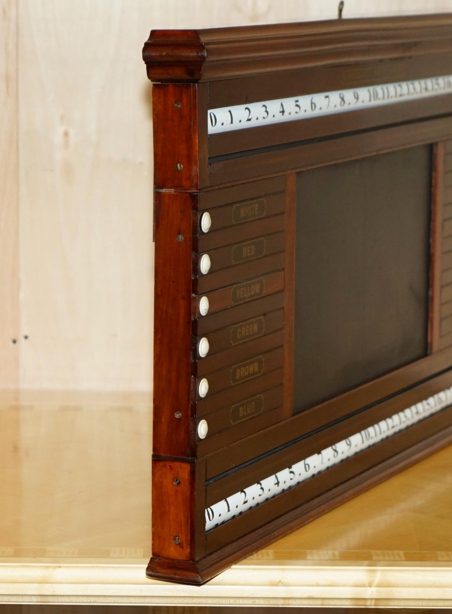 ANTiQUE MADRE DE PERLA VICTORIANA BURROUGHES & WATTS LONDRES PUNTERO DE SNOOKER en venta 4
