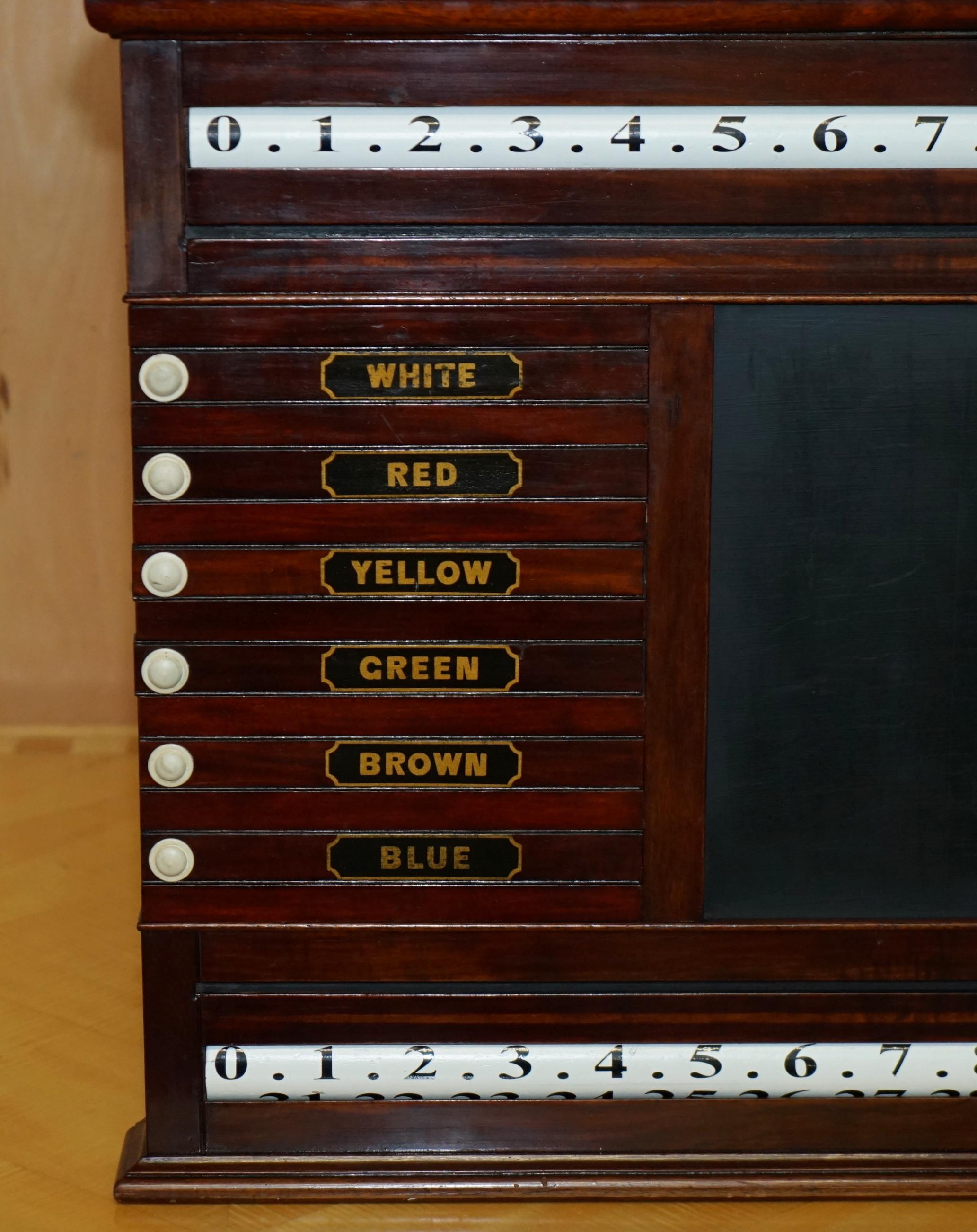 ANTiQUE MADRE DE PERLA VICTORIANA BURROUGHES & WATTS LONDRES PUNTERO DE SNOOKER Victoriano en venta