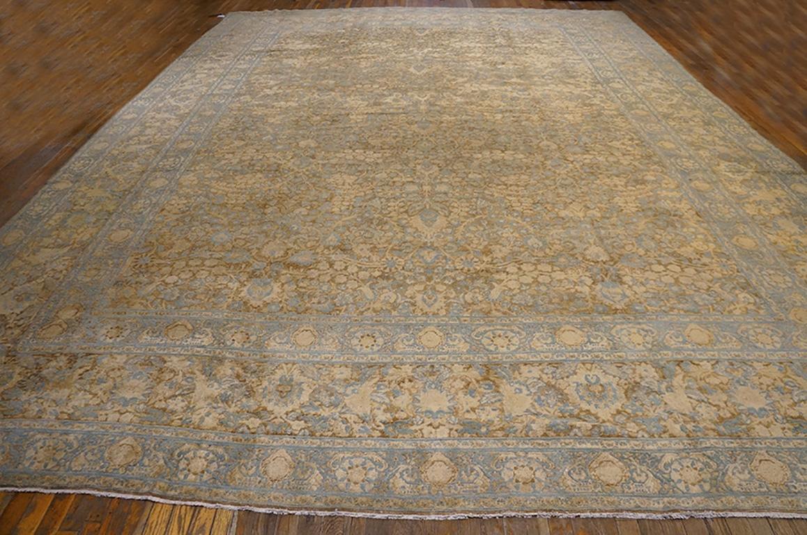 19th Century N.E. Persian Khorassan Moud Carpet 
13'6