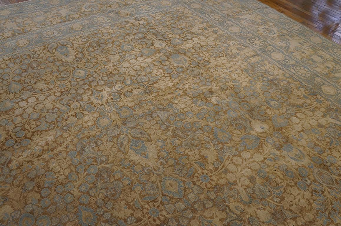 19e siècle N.E. Tapis persan à moules Khorassan ( 13'6