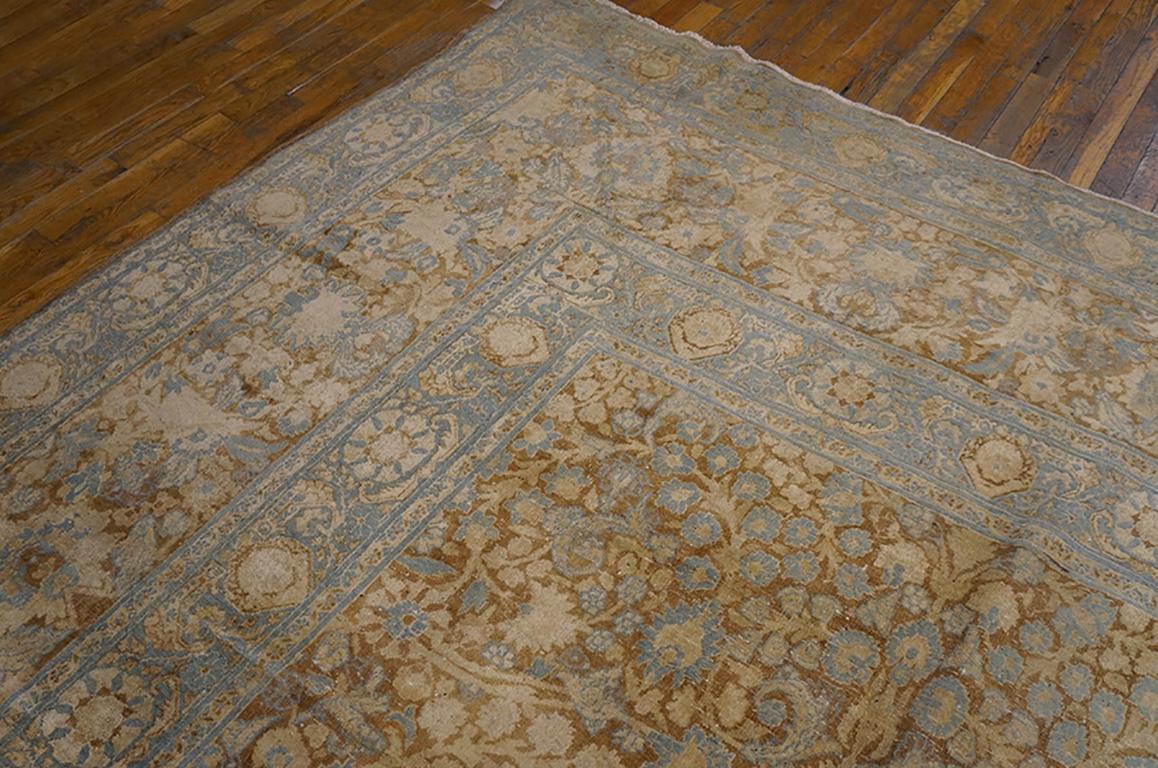 Laine 19e siècle N.E. Tapis persan à moules Khorassan ( 13'6