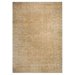 19. Jahrhundert N.E. Persischer Khorassan- Moud-Teppich ( 13'6" x 19'3" - 411 x 587)