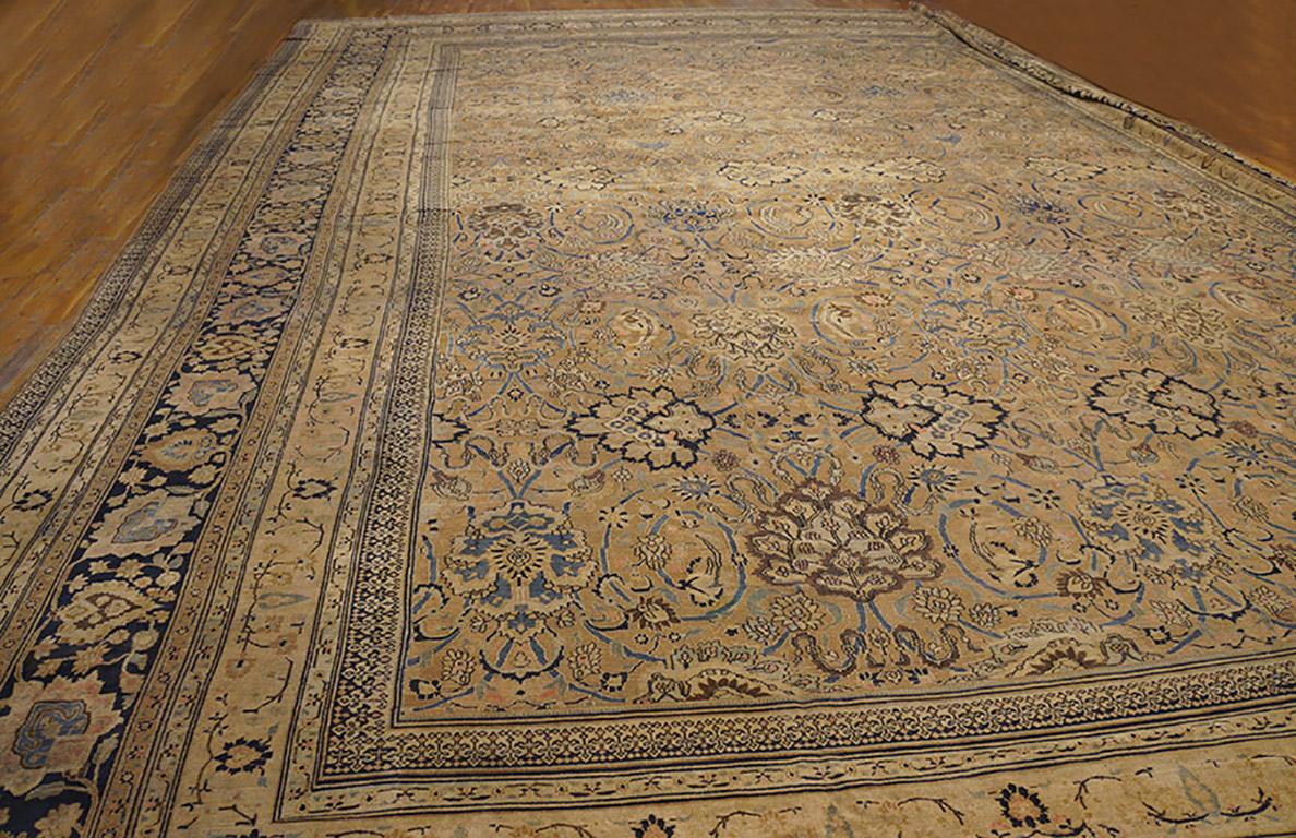 Khorassan Late 19th Century N.E. Persian Khorasan Moud Carpet (20'3