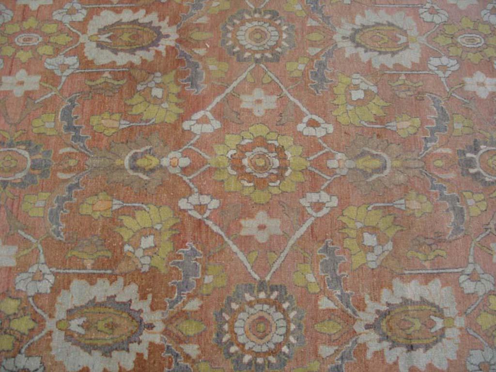 Fine del XIX secolo N.E. Khorassan Moud in persiano  Tappeto Gallery (8 x 15'8
