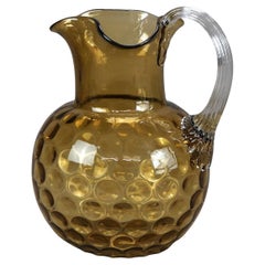 Antica brocca di vetro Mount Washington Amberina Coinspot C1900